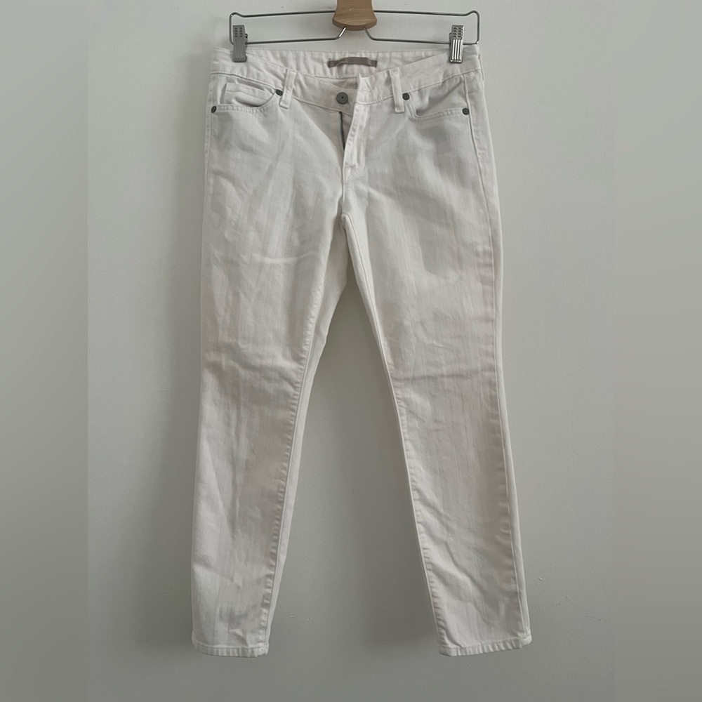 Vince Pants Womens Jeans White Crop Skinny Ankle Pants Size 27